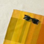 モダン抽象芸術 |柑橘系カラフルカラー ビーチタオル (インサイチュ)