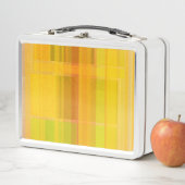 モダン抽象芸術 |柑橘系カラフルカラー メタルランチボックス (インサイチュ)