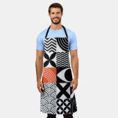 モダン抽象芸術:芸術的デザイン・キャンバス。 エプロン (着用した状態)