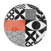 モダン抽象芸術:芸術的デザイン・キャンバス。 カッティングボード (正面)