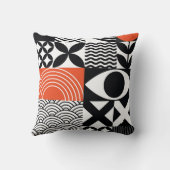 モダン抽象芸術:芸術的デザイン・キャンバス。 クッション (裏面)