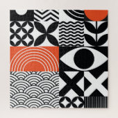 モダン抽象芸術:芸術的デザイン・キャンバス。 ジグソーパズル (縦)