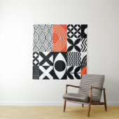 モダン抽象芸術:芸術的デザイン・キャンバス。 タペストリー (インサイチュ(横))