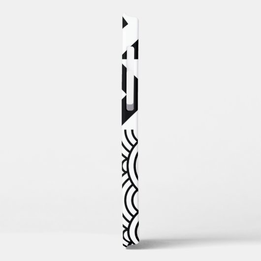 モダン抽象芸術:芸術的デザイン・キャンバス。 Case-Mate iPhoneケース (裏面 / 左)