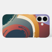 モダン抽象芸術 Case-Mate iPhoneケース (裏面 (横))