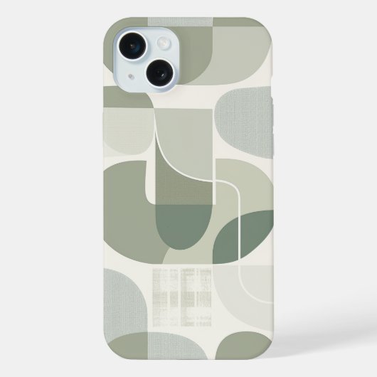 モダン抽象芸術 iPhoneケース (裏面)