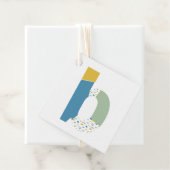 モダン抽象芸術Bモノグラムパーソナライズされた フェイバータグ (インサイチュ)