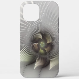 モダン抽象3Dフラクタルアート iPhone 12 PRO MAX ケース