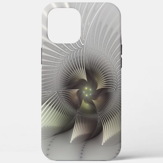 モダン抽象3Dフラクタルアート Case-Mate iPhoneケース (裏面)
