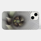 モダン抽象3D形状フラクタルアート Case-Mate iPhoneケース (裏面 (横))