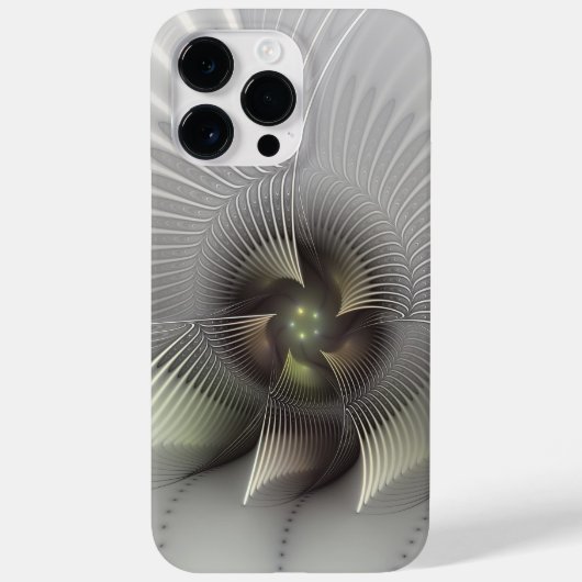 モダン抽象3D形状フラクタルアート Case-Mate iPhoneケース (裏面)