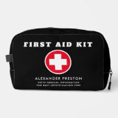 モダン救急黒赤十字医療旅行 ドップキット (正面)