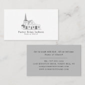 モダン教会、キリスト教、宗教 名刺 (正面/裏面)