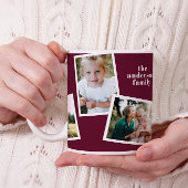 モダン数々のエレガント写真ファミリ紫gifコーヒー コーヒーマグカップ