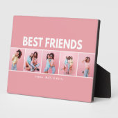 モダン数々のガーリー写真スクリプトトレンディー フォトプラーク (側面)