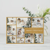 モダン数々のスタイリッシュPhoto Grid金ゴールド シーズンカード (スタンド正面)