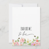 モダン数々のブライダルシャワー 招待状 (裏面)