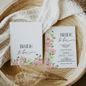 モダン数々のブライダルシャワー 招待状