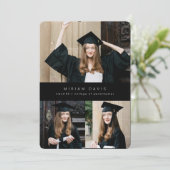 モダン数々のミニマル 案内状 (スタンド正面)