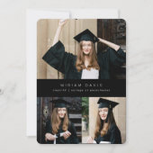 モダン数々のミニマル 案内状 (正面)