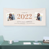 モダン数々の写真グラフィック幾何学卒業 横断幕 (トレードショー)