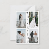モダン数々の写真結婚感謝してい君 ノートカード (正面)