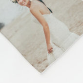 モダン数々の写真自然スクリプトファミリーエレガント フリースブランケット (角)