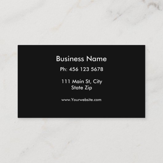 モダン数々の水彩花カッコいい抽象芸術 名刺 (裏面)