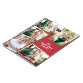 モダン数々の金ゴールド写真スタイリッシュ家手帳 ノートブック (左側)