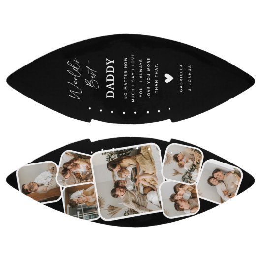 モダン数々のPhoto Grid Worldの最高のパパ アメリカンフットボール (パネル)