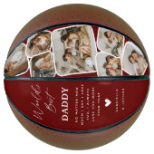 モダン数々のPhoto Grid Worldの最高のパパ バスケットボール (正面)