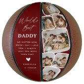 モダン数々のPhoto Grid Worldの最高のパパ バスケットボール (縦)