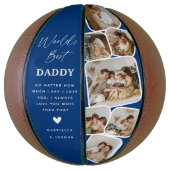 モダン数々のPhoto Grid Worldの最高のパパ バスケットボール (縦)