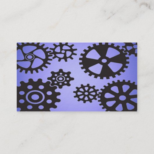 モダン整備士プロの名刺 名刺 (裏面)