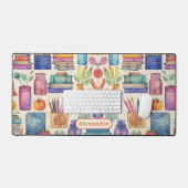モダン新学期供給パターン名 デスクマット (キーボード&マウス)