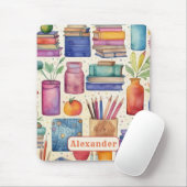 モダン新学期供給パターン名 マウスパッド (マウス)