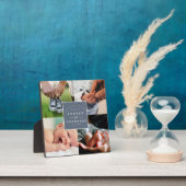 モダン新生児写真コラージュ フォトプラーク (インサイチュ)