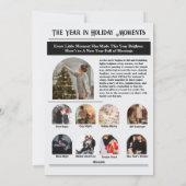 モダン新聞アーカイブフォトコラージュ クリスマス (裏面)