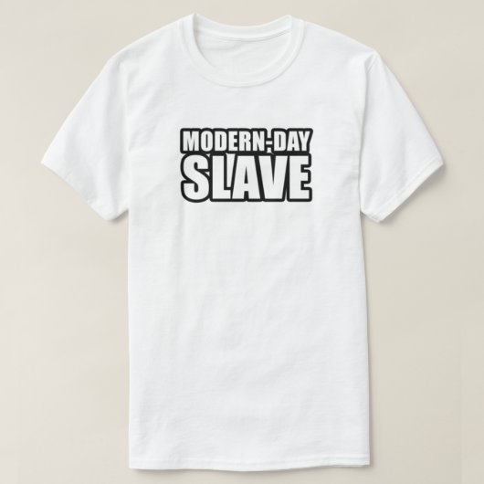 モダン日奴隷 Tシャツ (デザイン正面)
