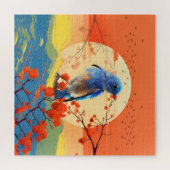 モダン日本の自然鳥 ジグソーパズル (横)