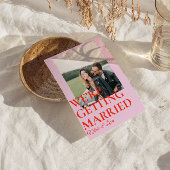 モダン明カラフルるいレトロユニークファンキーs 招待状