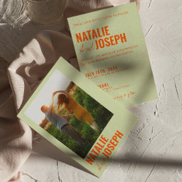 モダン明伝統的カラフル光結婚の 招待状