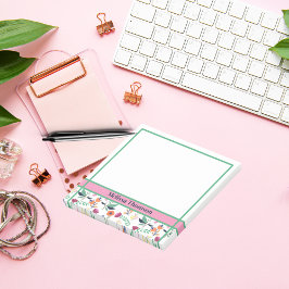 モダン春カラフルワイルドフラワーメドウフローラ ポストイット