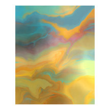 モダン春カラー抽象芸術絵画ズアート