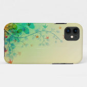 モダン春フローラ抽象芸術アート Case-Mate iPhoneケース (裏面(横))