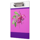 モダン暗い赤紫色紫のクリップボード クリップボード (左)