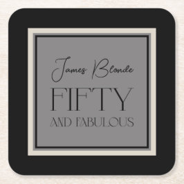 モダン書エレガント50と素晴らしい スクエアペーパーコースター