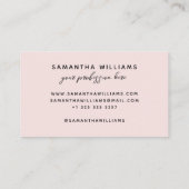 モダン書名エレガントフェミニン 名刺 (裏面)