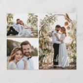 モダン書結婚の写真のコラージュ感謝していユー (正面)