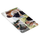 モダン書結婚の写真のコラージュ感謝していユー マグネット (右側)